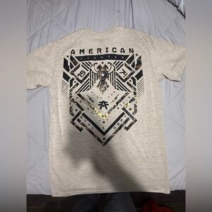 American Fighter Beige Graphic Shirt